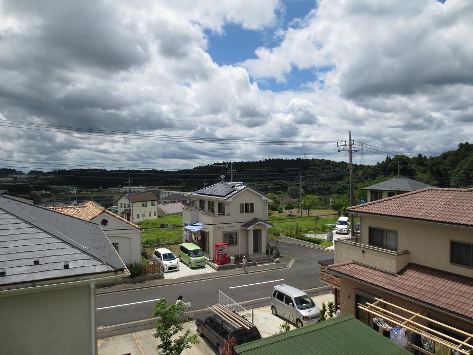 2階からの風景です