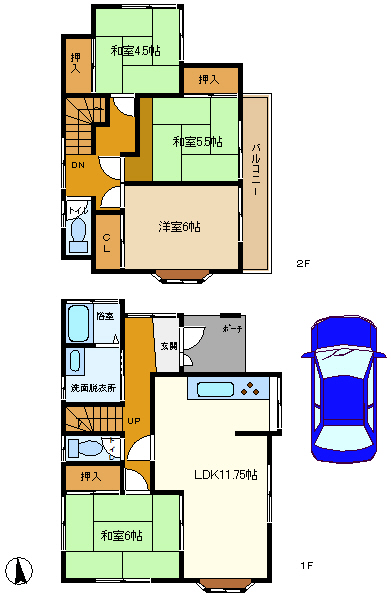間取り図です