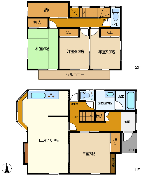 間取り図です