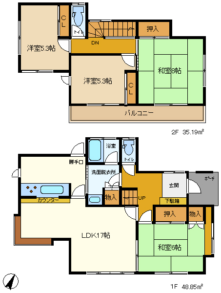 間取り図です