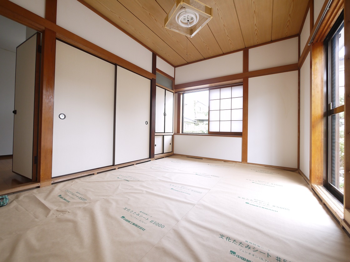ご家族みんなが裸足でくつろげる特別な空間 1F和室6帖です