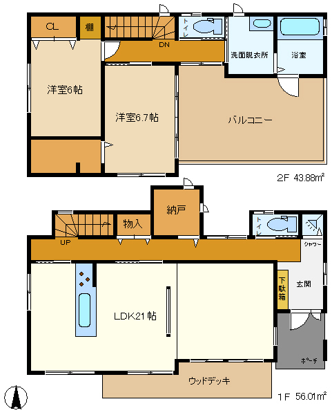 間取り図です