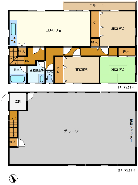間取り図です
