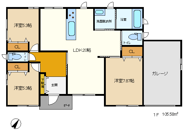 間取り図です