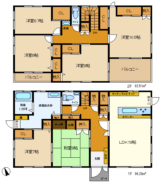 間取り図です