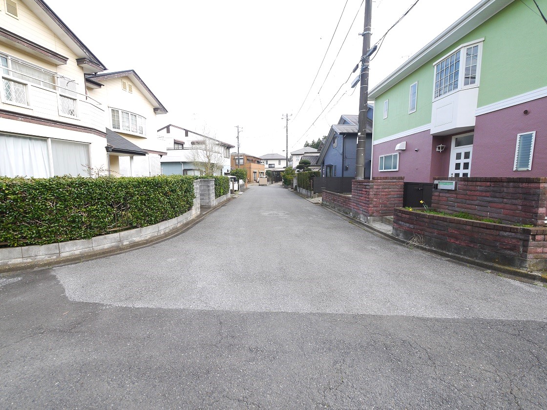 前面道路です(北東側)