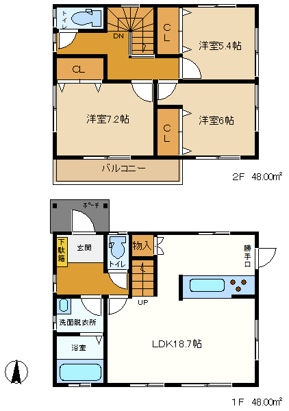 間取り図です
