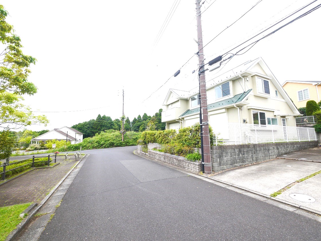 前面道路です(南西側)
