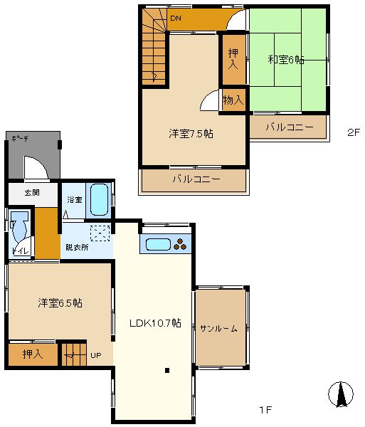 間取り図です