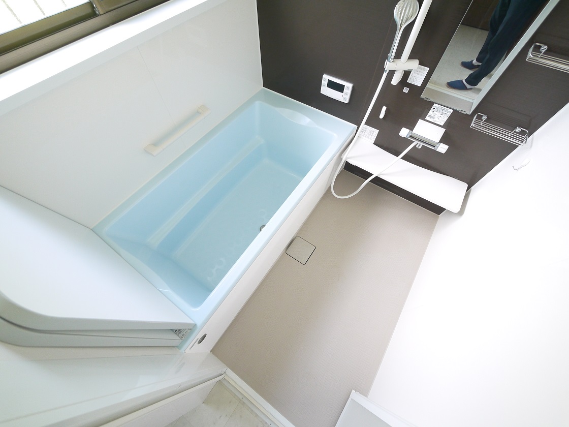 1坪以上広さを設けた浴室でゆったりバスタイム