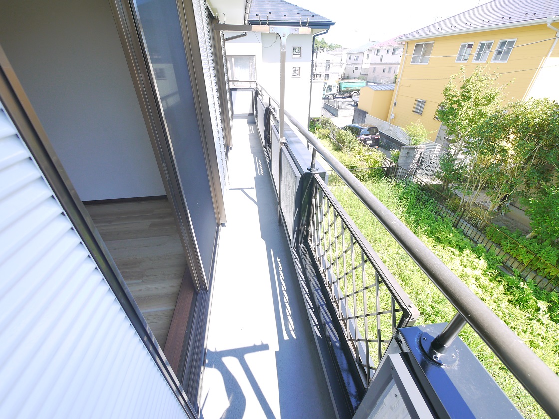 バルコニーで毎日のお洗濯もラクラク快適です