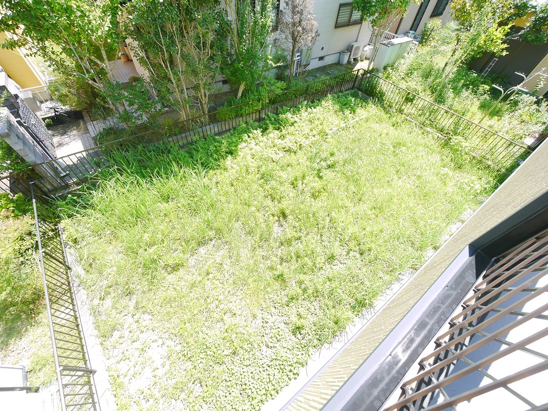 ゆとりの敷地ではガーデニングや家庭菜園が楽しめます