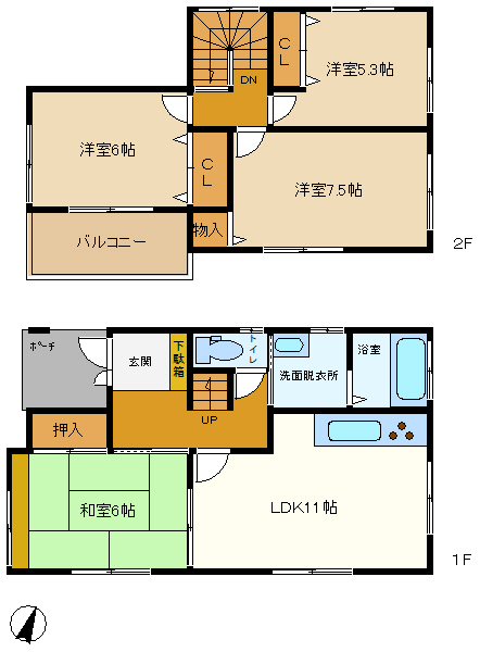 間取り図です