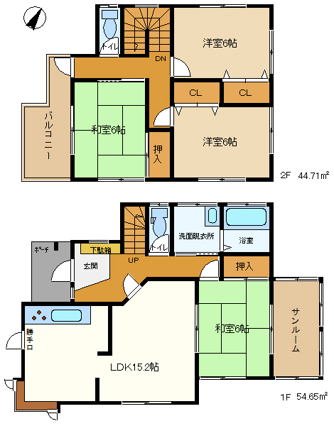 間取り図です