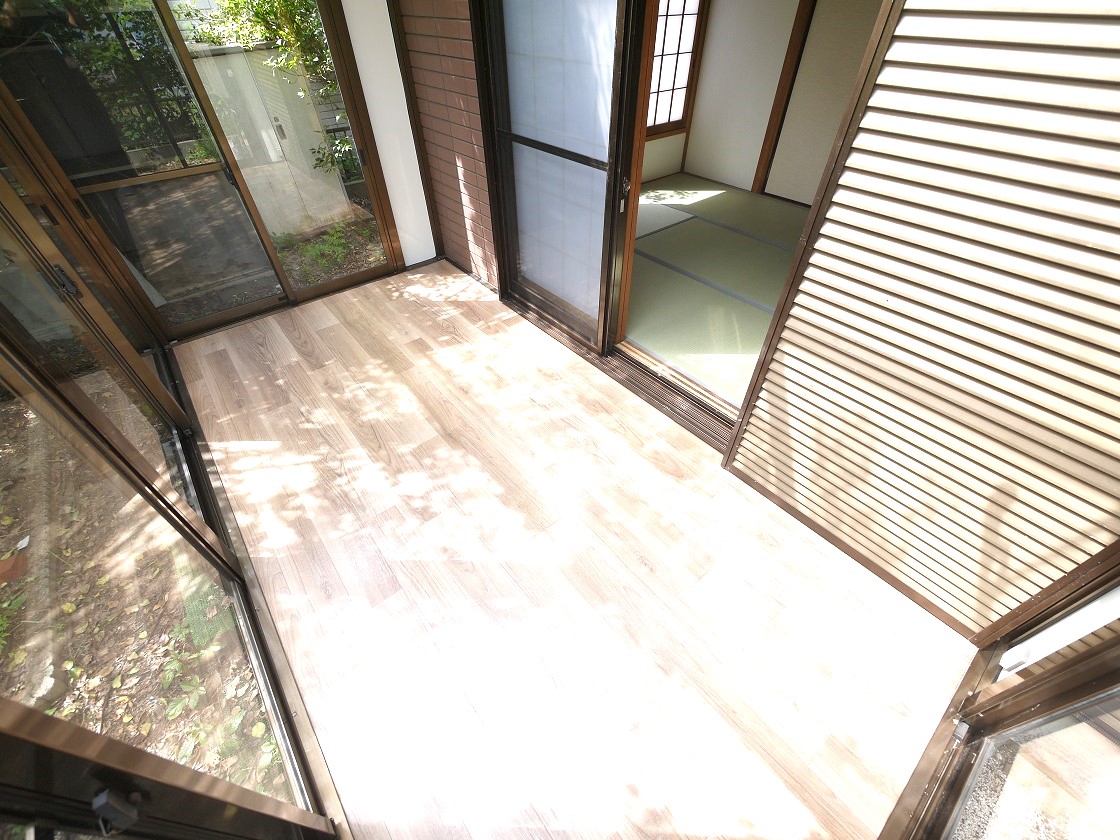 和室から繋がるサンルームは優雅な休日を過ごせそう