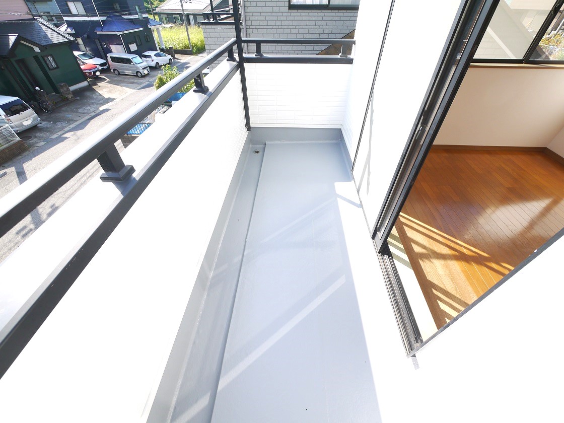 南バルコニーで毎日のお洗濯もラクラク快適