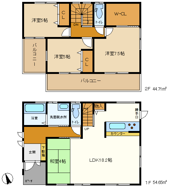 間取り図です