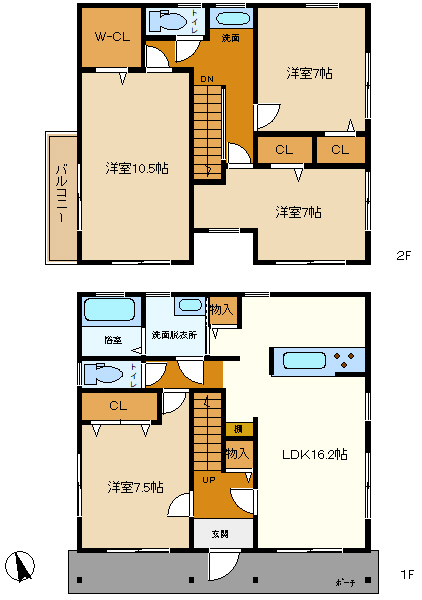 間取り図です