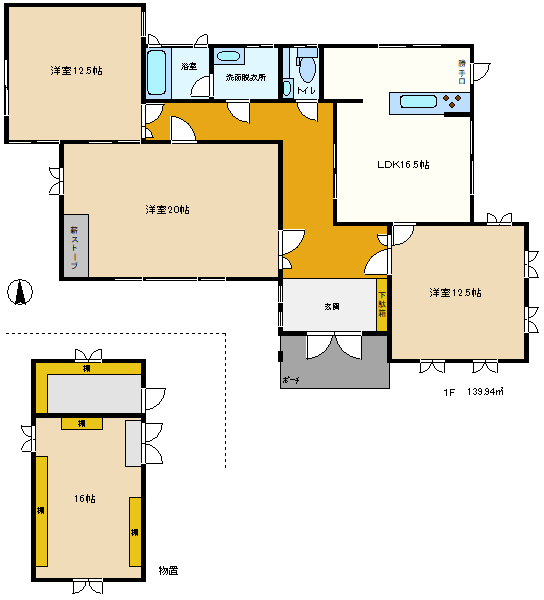 間取り図です
