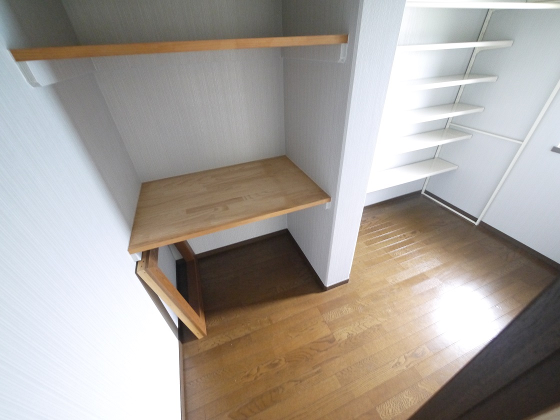 2階には高い収納力を誇る納戸を設置 いつでもすっきり整理することが出来ます