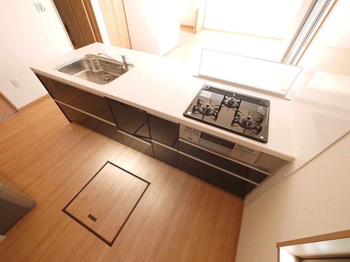 対面キッチンがご家族の温かい時間を演出