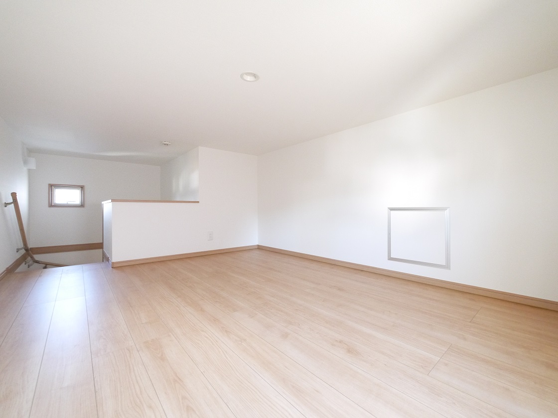 3階には高い収納力を誇る小屋裏収納を設置 いつでもすっきり整理することが出来る