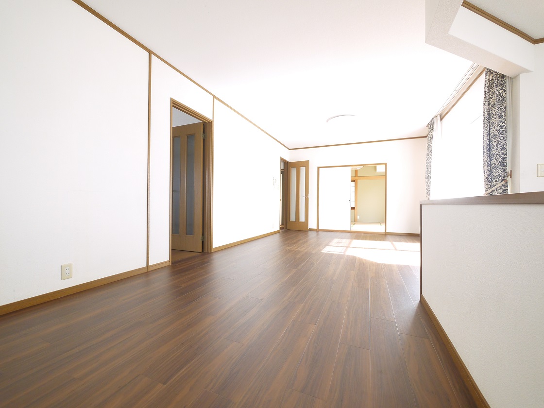 和室と続き間の開放感溢れる設計です