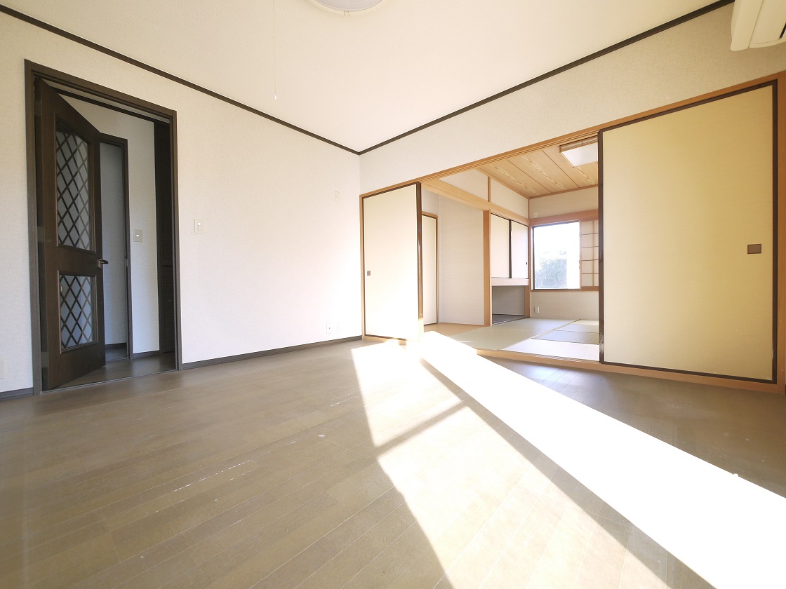 和室と続き間の開放感溢れる設計です