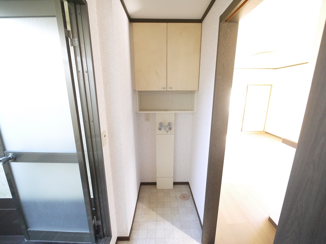 洗濯機置き場です