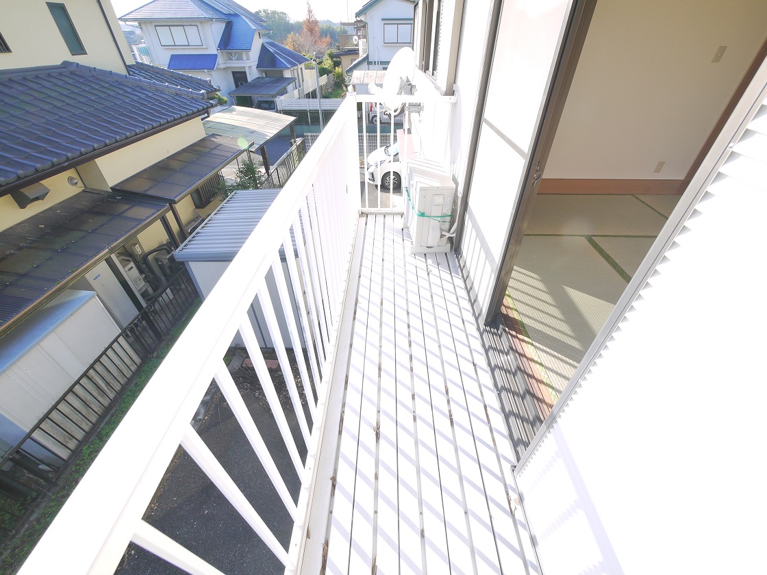 バルコニーで毎日のお洗濯もラクラク快適です