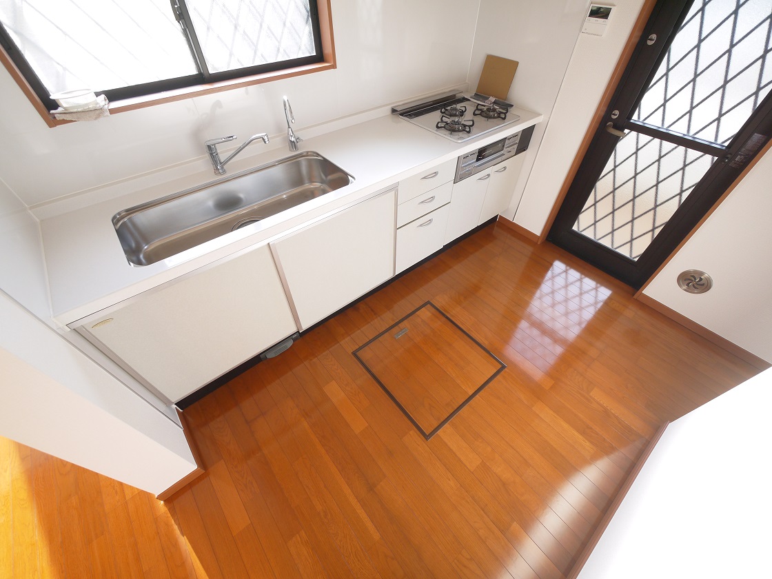 ゆったりとしたキッチンスペースです