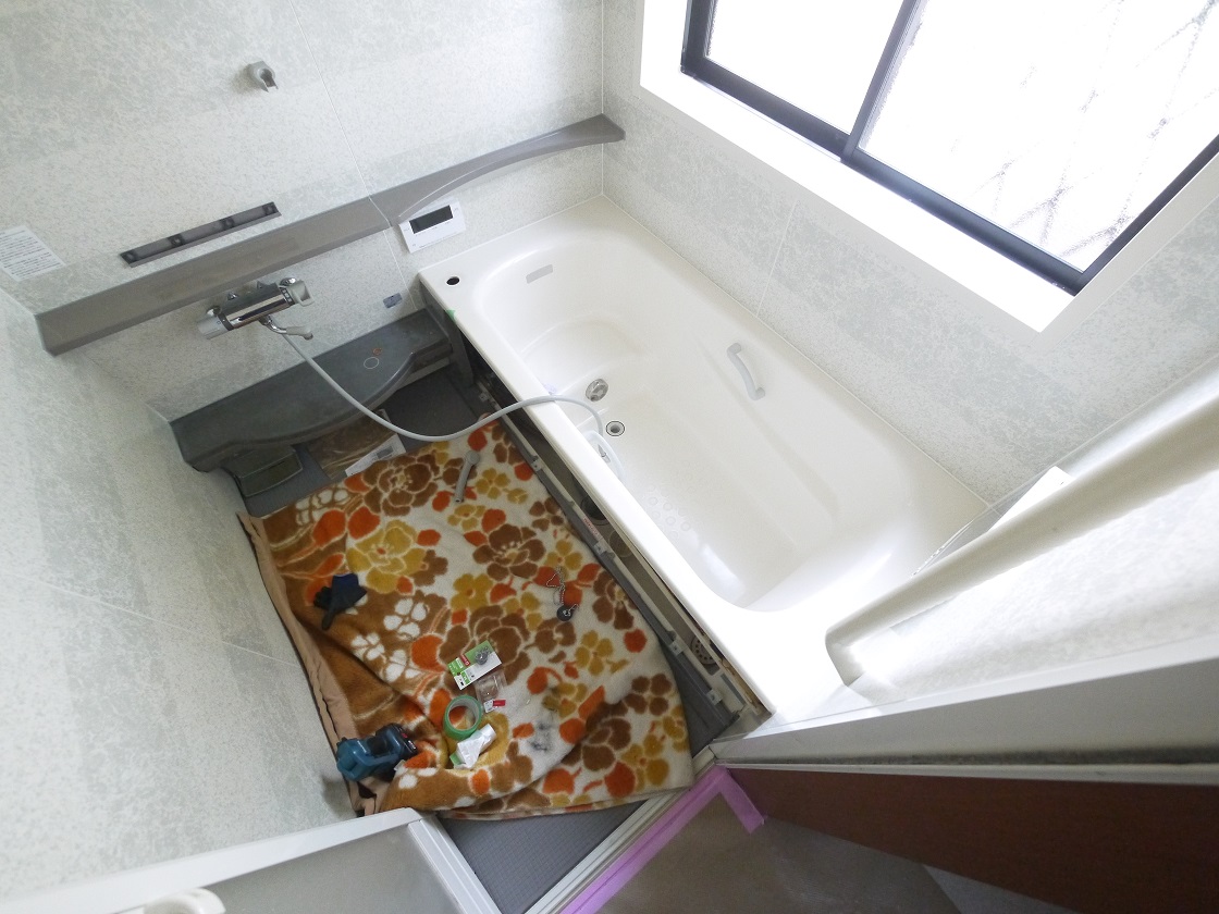 1坪以上広さを設けた浴室でゆったりバスタイム