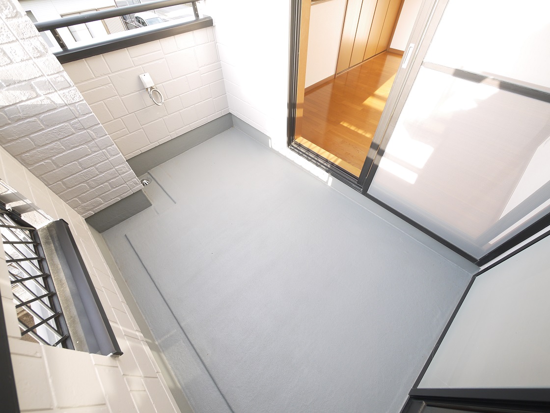 採光・通風に優れたバルコニー