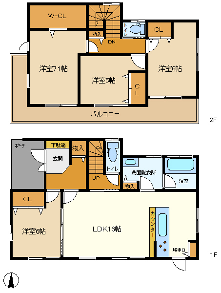 間取り図です