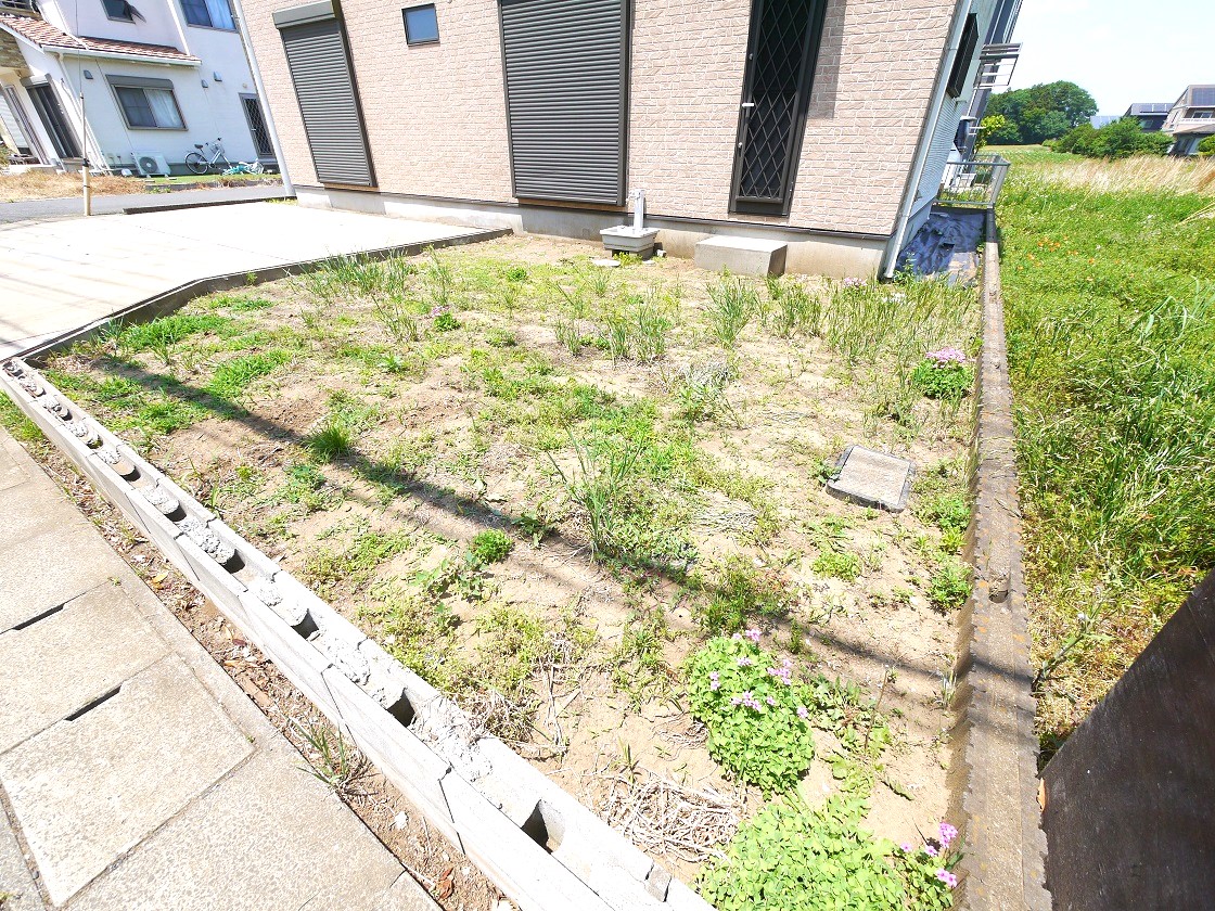ゆとりの敷地で休日には家庭菜園、バーベキューも可能です