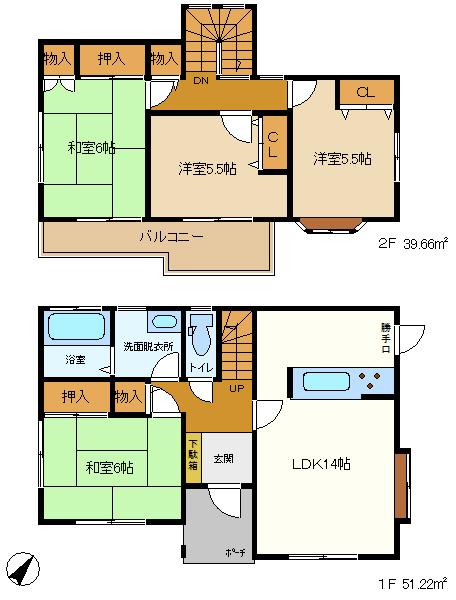 間取り図です