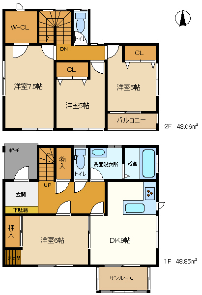 間取り図です