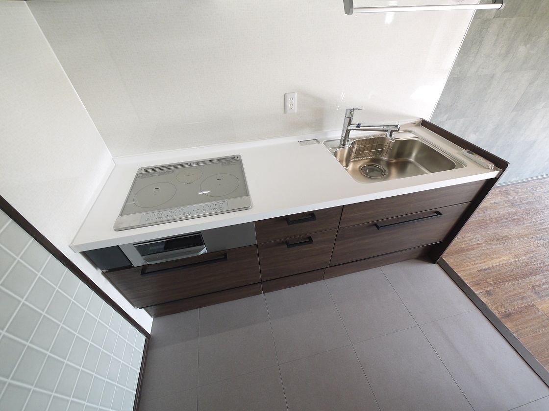 お料理好きのママにはうれしい新品キッチンです