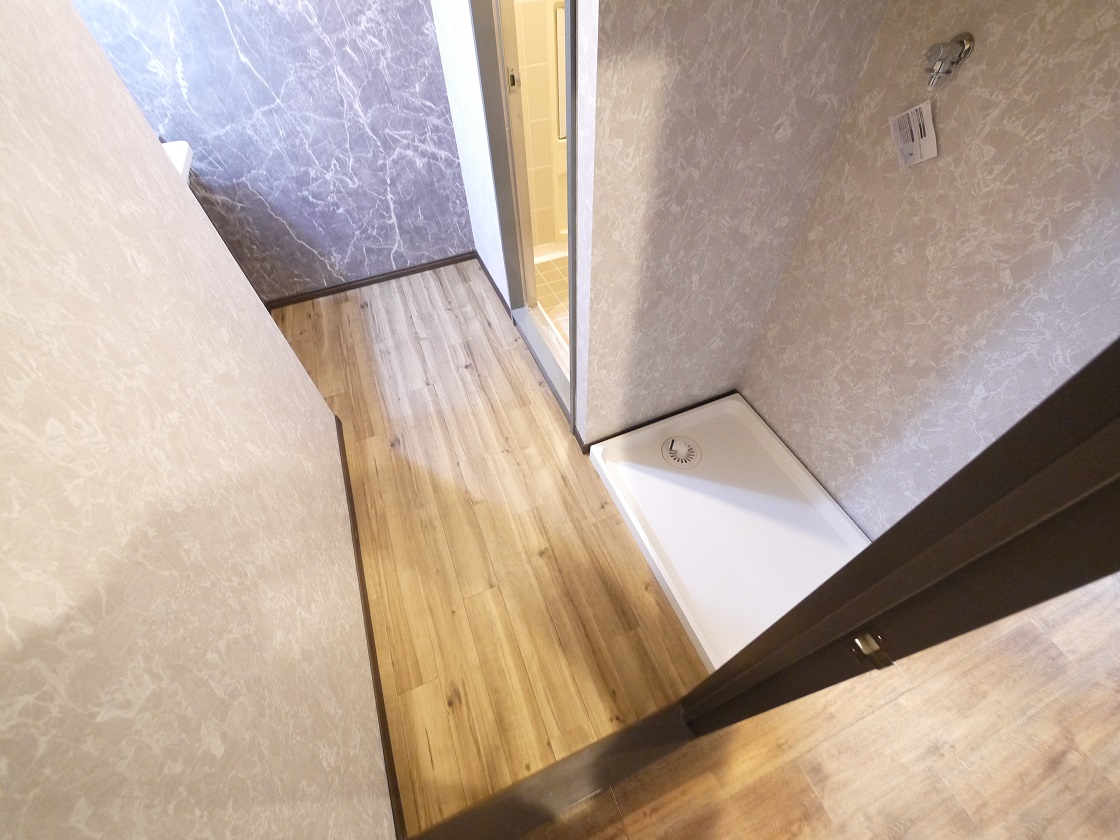 洗濯機置き場です